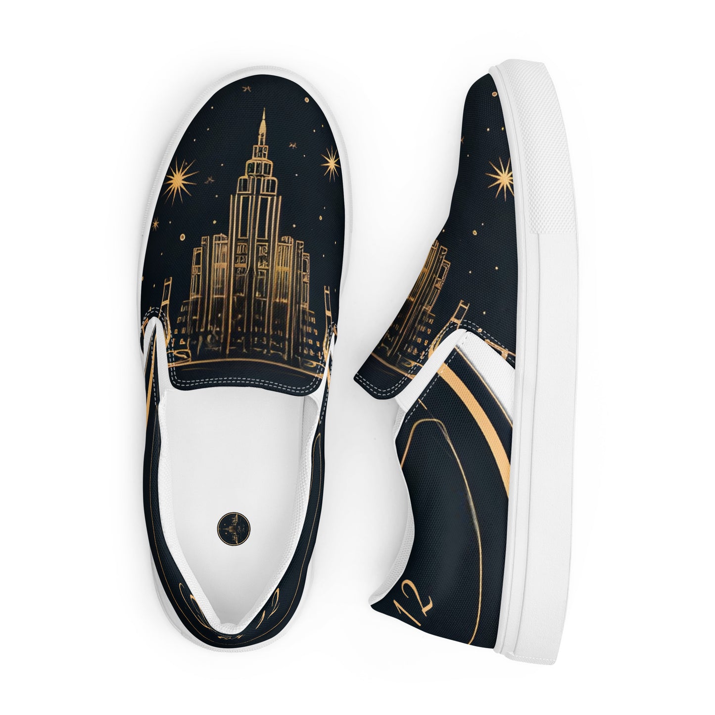 The Table For 12 Branded Slip-On – Canvas Shoe