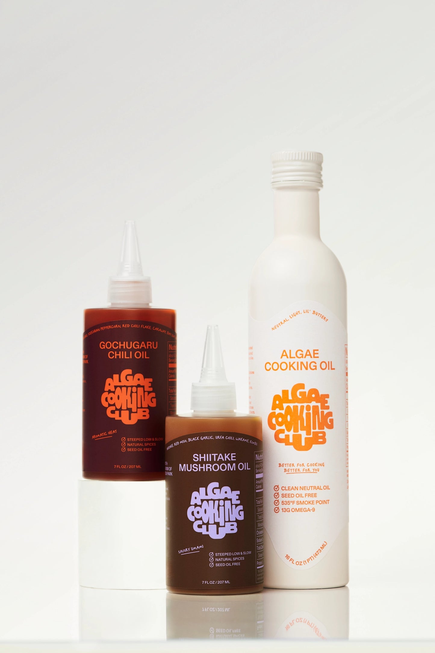 Algae Cooking Club – 3-Piece Premium Oil Gift Set