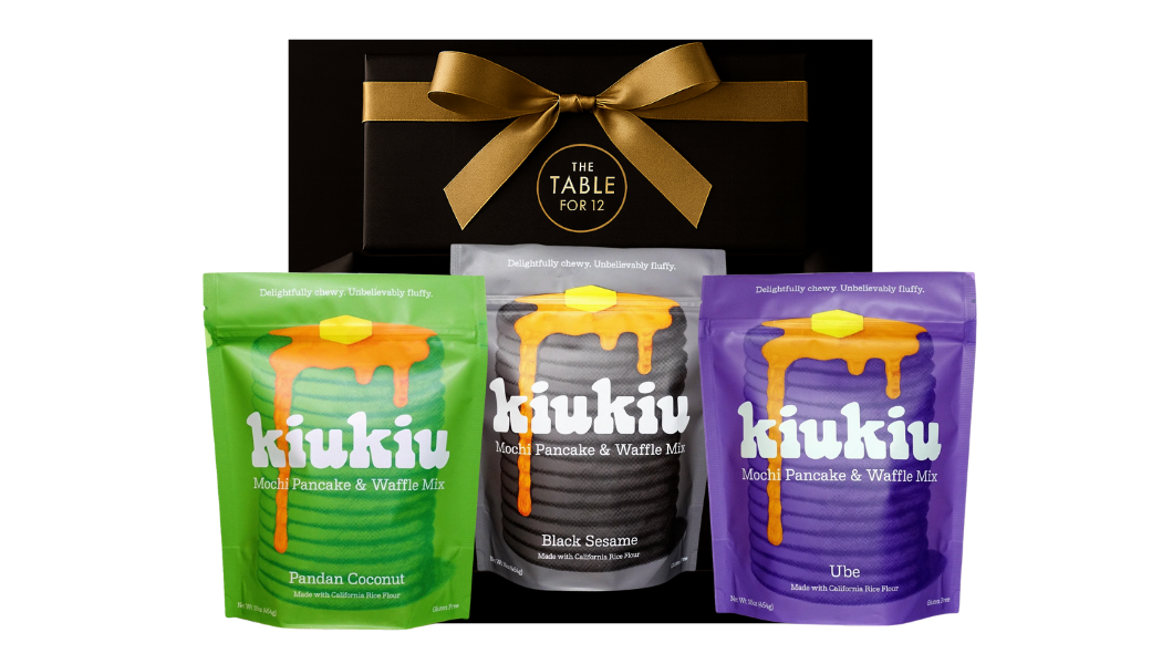Mochi Pancake & Waffle Mix – Trio Gift Set (Pandan • Black Sesame • Ube)