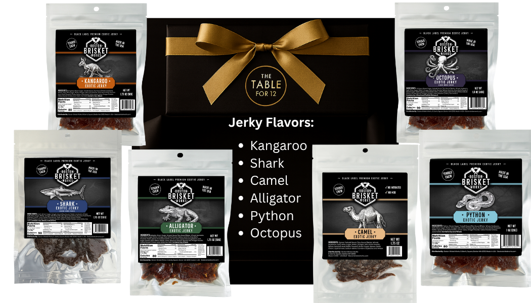 Exotic Animal Jerky - Gourmet Luxury Tasting Gift Set