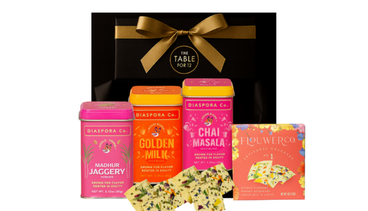 Premium Spice Blends & Edible Flower Cracker Gift Set (4-Piece Set)