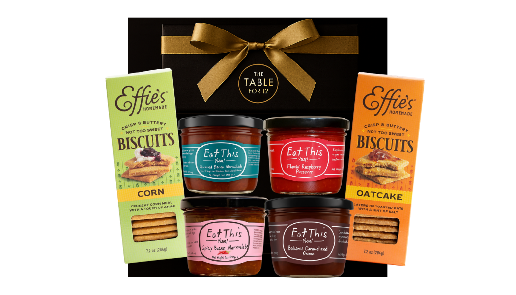 Artisan Savory Jam & Biscuit Gift Set (6-Piece Gourmet Box)