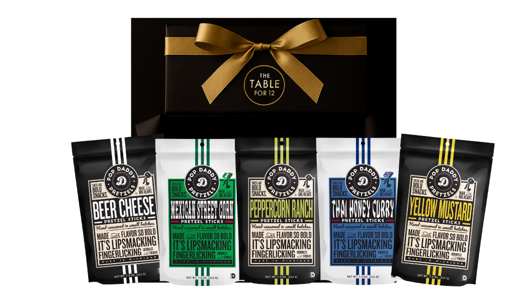 Gourmet Bold Flavored Pretzel Sticks - Tasting Gift Set (5 unique flavors)