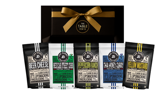 Gourmet Bold Flavored Pretzel Sticks - Tasting Gift Set (5 unique flavors)
