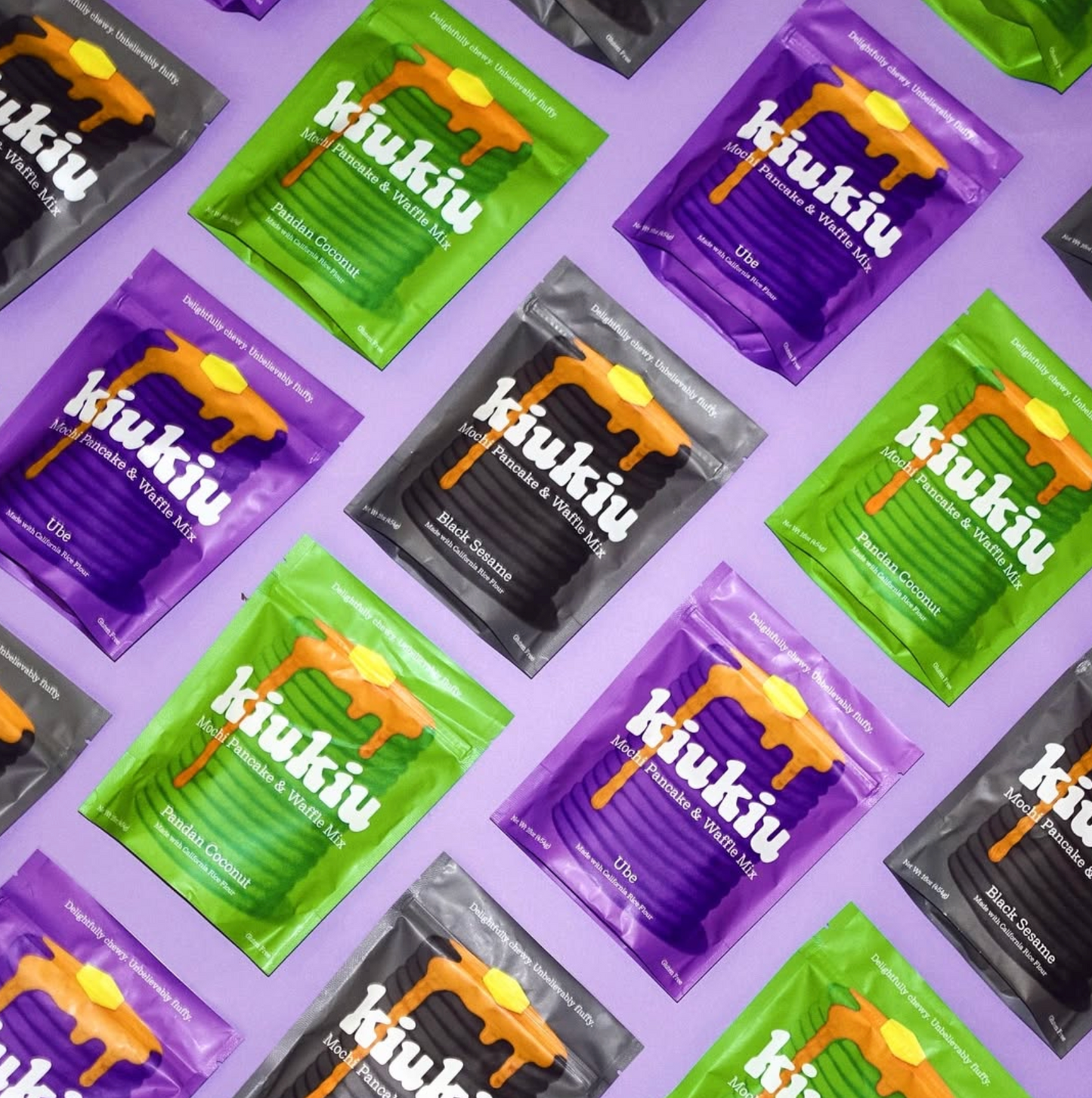 Mochi Pancake & Waffle Mix – Trio Gift Set (Pandan • Black Sesame • Ube)
