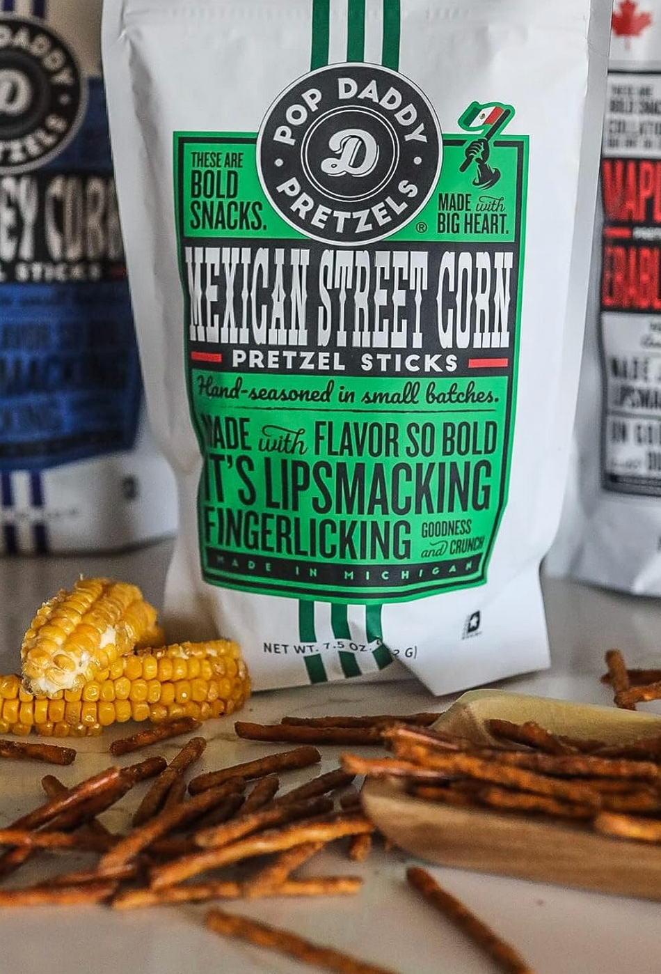 Gourmet Bold Flavored Pretzel Sticks - Tasting Gift Set (5 unique flavors)