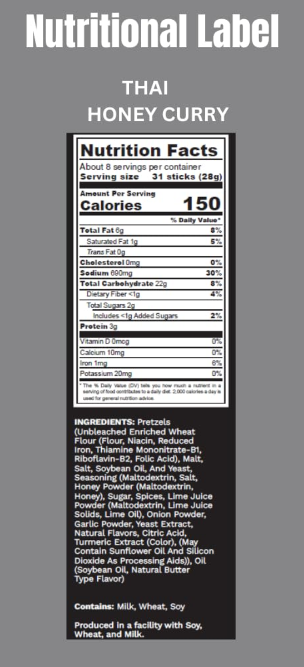 Gourmet Bold Flavored Pretzel Sticks - Tasting Gift Set (5 unique flavors)